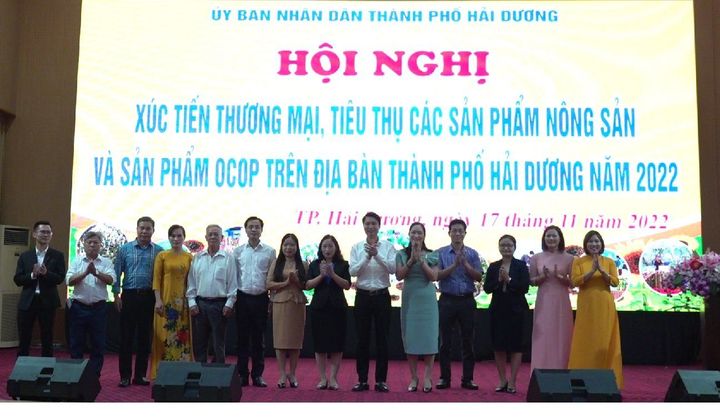 Xúc tiến thương mại, tiêu thụ nông sản và sản phẩm OCOP trên địa bàn TP.Hải Dương năm 2022